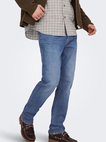Only & Sons Regular Jeans 'ONSWolf' in Blauw