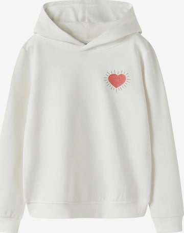 NAME IT - Sudadera 'NKFBiana' en blanco: frente