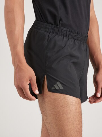 Regular Pantaloni sport 'Adizero Essentials ' de la ADIDAS PERFORMANCE pe negru