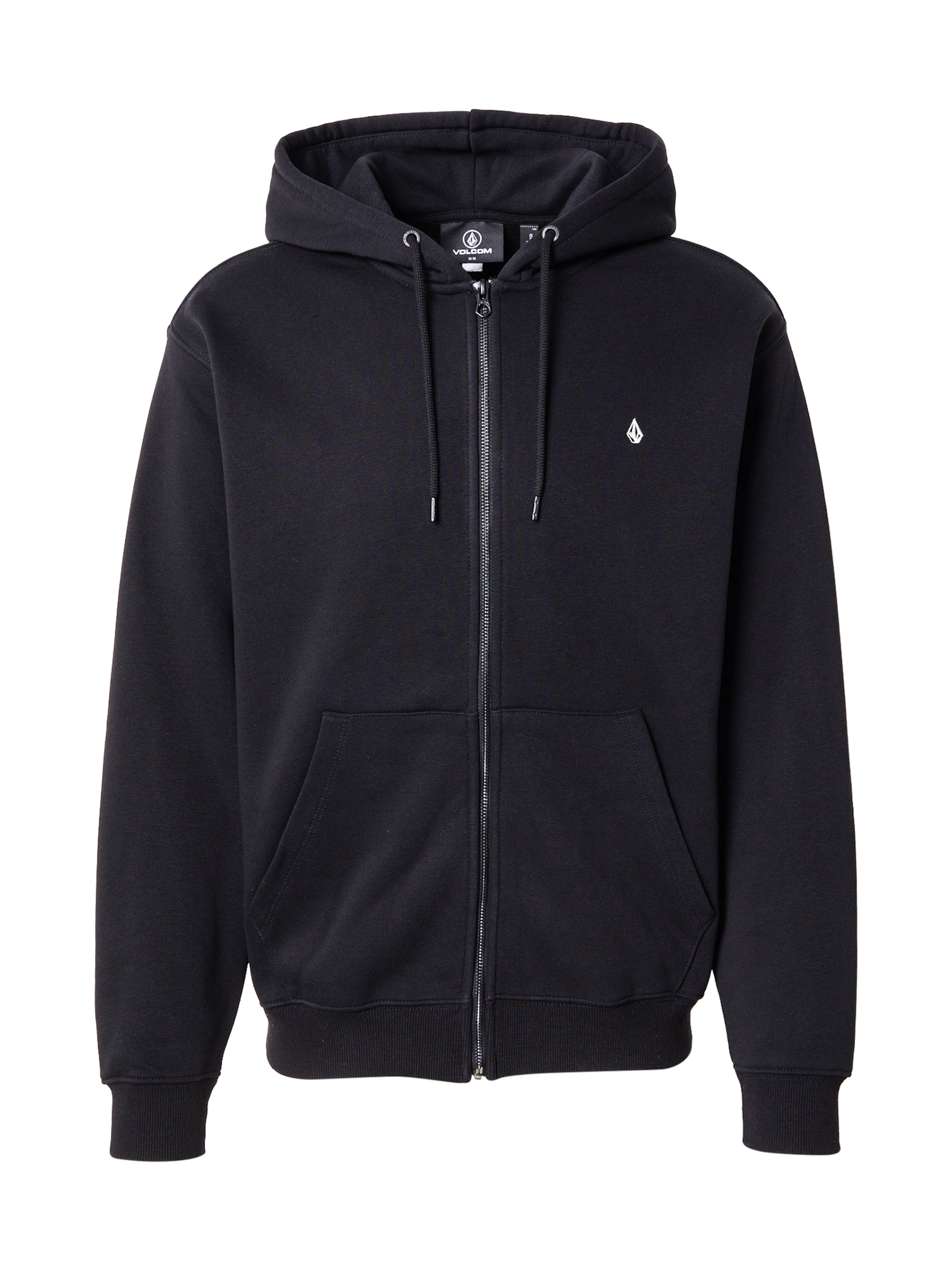 Volcom Sweatjacke 'SINGLE STONE' in Schwarz: Vorderseite