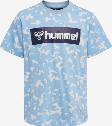 T-Shirt 'CARITAS' Hummel en bleu : devant