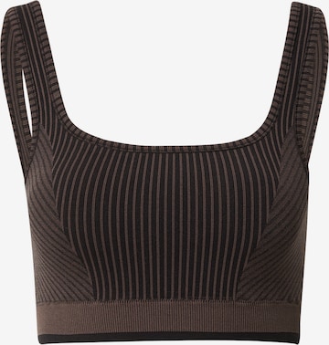 LeGer by Lena Gercke Sports Top 'Chani' in Brown: front