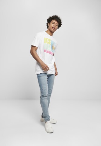 Mister Tee Regular fit Shirt 'Ice Ice Baby' in White