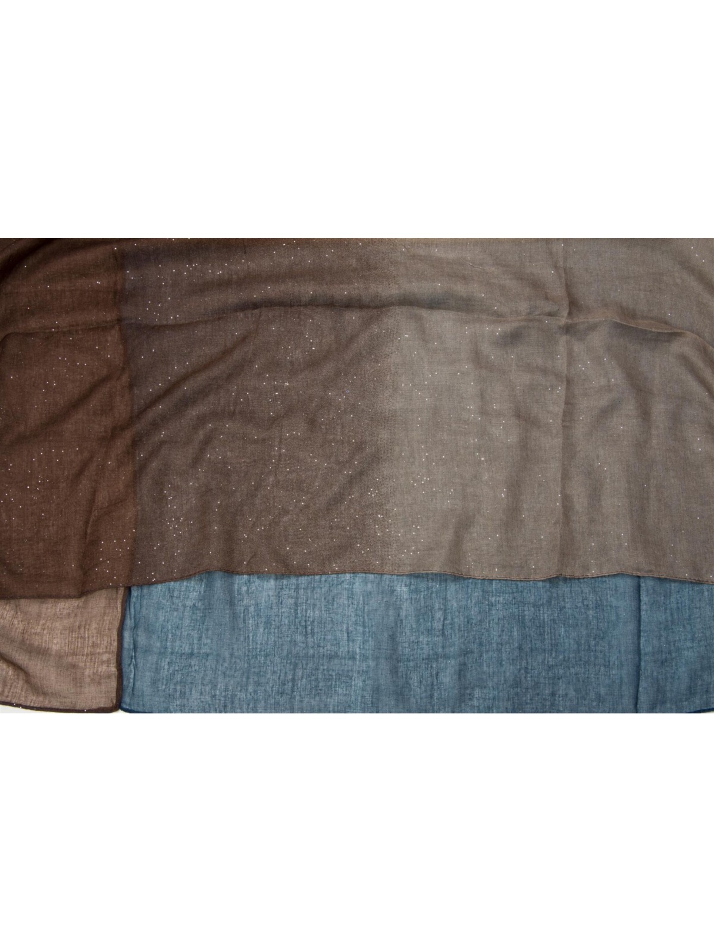 styleBREAKER Schlauchschal 'Glitzer Loop mit Farbverlauf'‌‌‌‌‌‌‌‌‌ in Blau