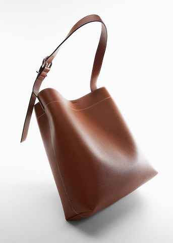 MANGO Shoulder Bag 'Ophelia' in Brown