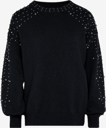 Pull-over nascita en noir : devant