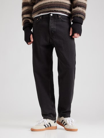 WEEKDAY Tapered Jeans 'Ray' in Schwarz: Vorderseite