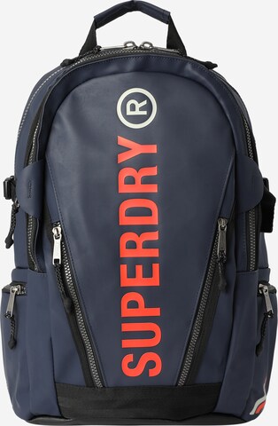 Superdry Sports Backpack 'Tarp' in Blue: front