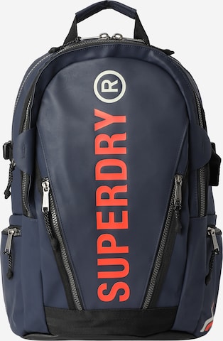 Superdry Rugzak 'Tarp' in Blauw: voorkant