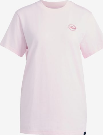 ADIDAS SPORTSWEAR - Camisa funcionais 'Travel' em rosa: frente
