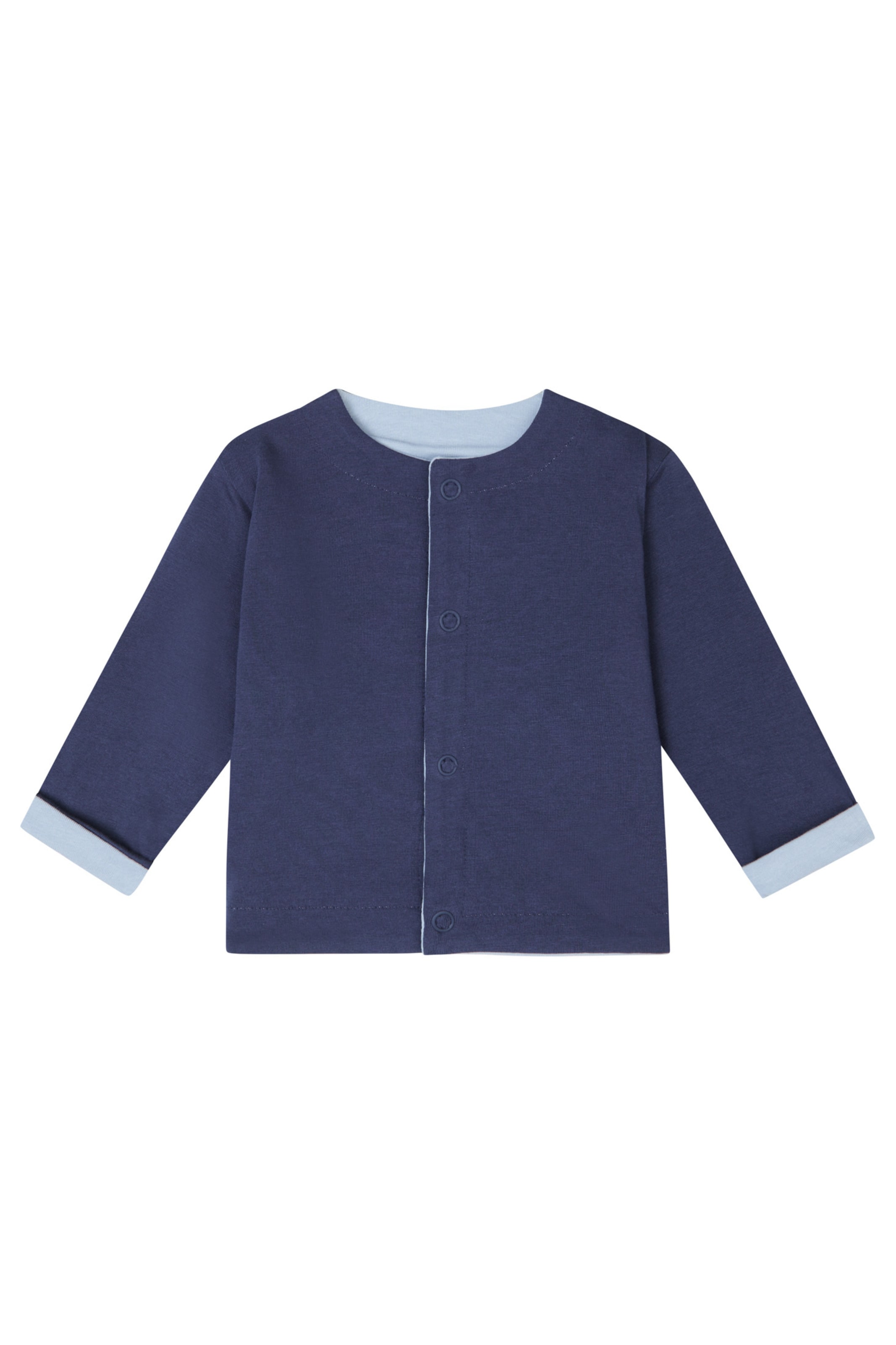 Noppies Gebreid vest 'Nowra' in Blauw: voorkant