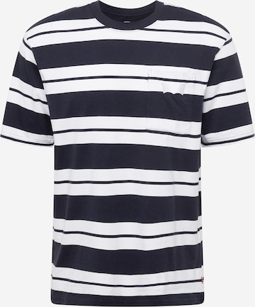 LEVI'S ® Shirt 'Stay Loose Graphic Pkt T' in Zwart: voorkant