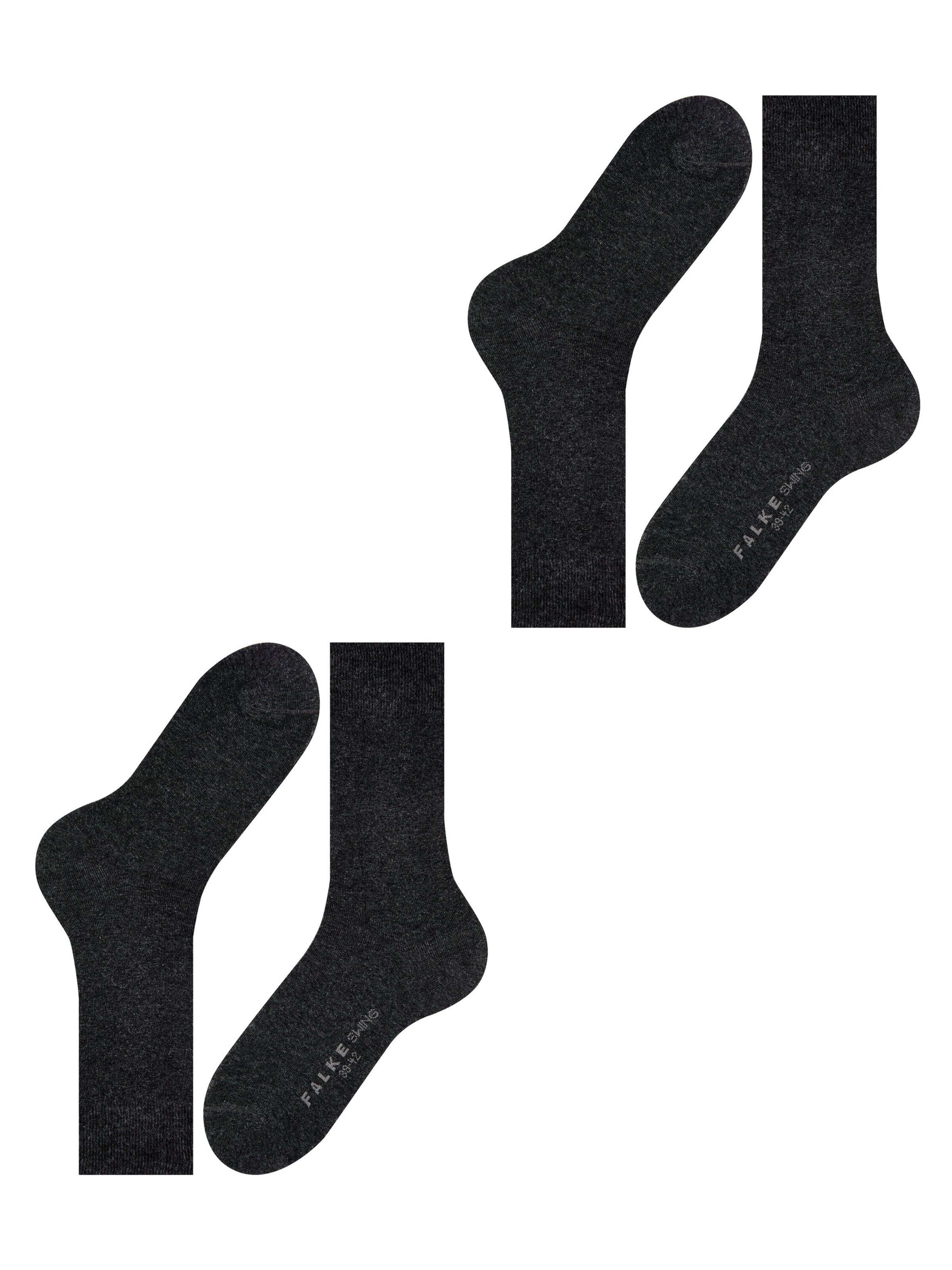 FALKE Socks 'Swing 2-Pack' in Grey