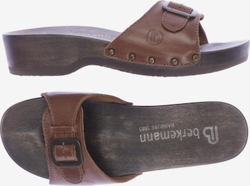 BERKEMANN Sandals & High-Heeled Sandals in 37 in Brown: front