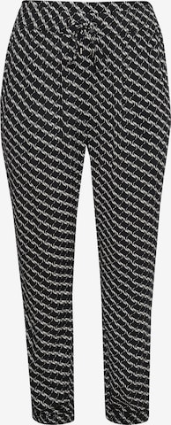 KAFFE CURVE Broek 'Marca' in Zwart: voorkant