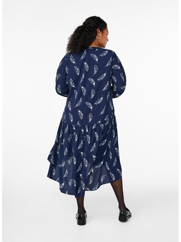 Zizzi - Vestido camisero 'XANNI' en azul