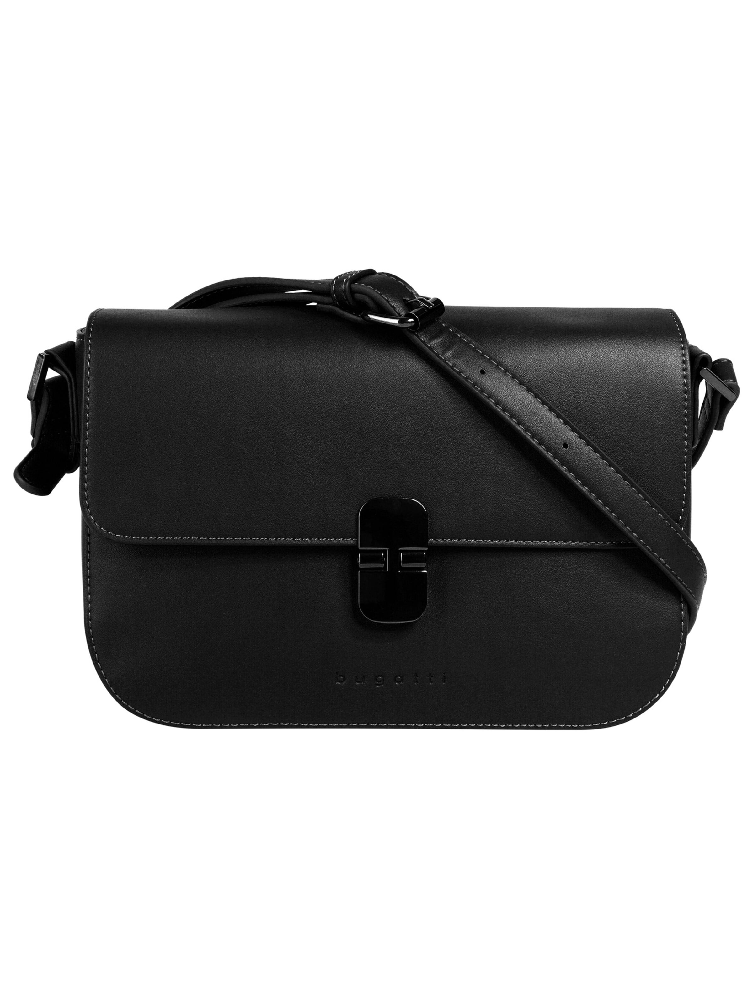 bugatti - Bolso de hombro 'NELA' en negro: frente