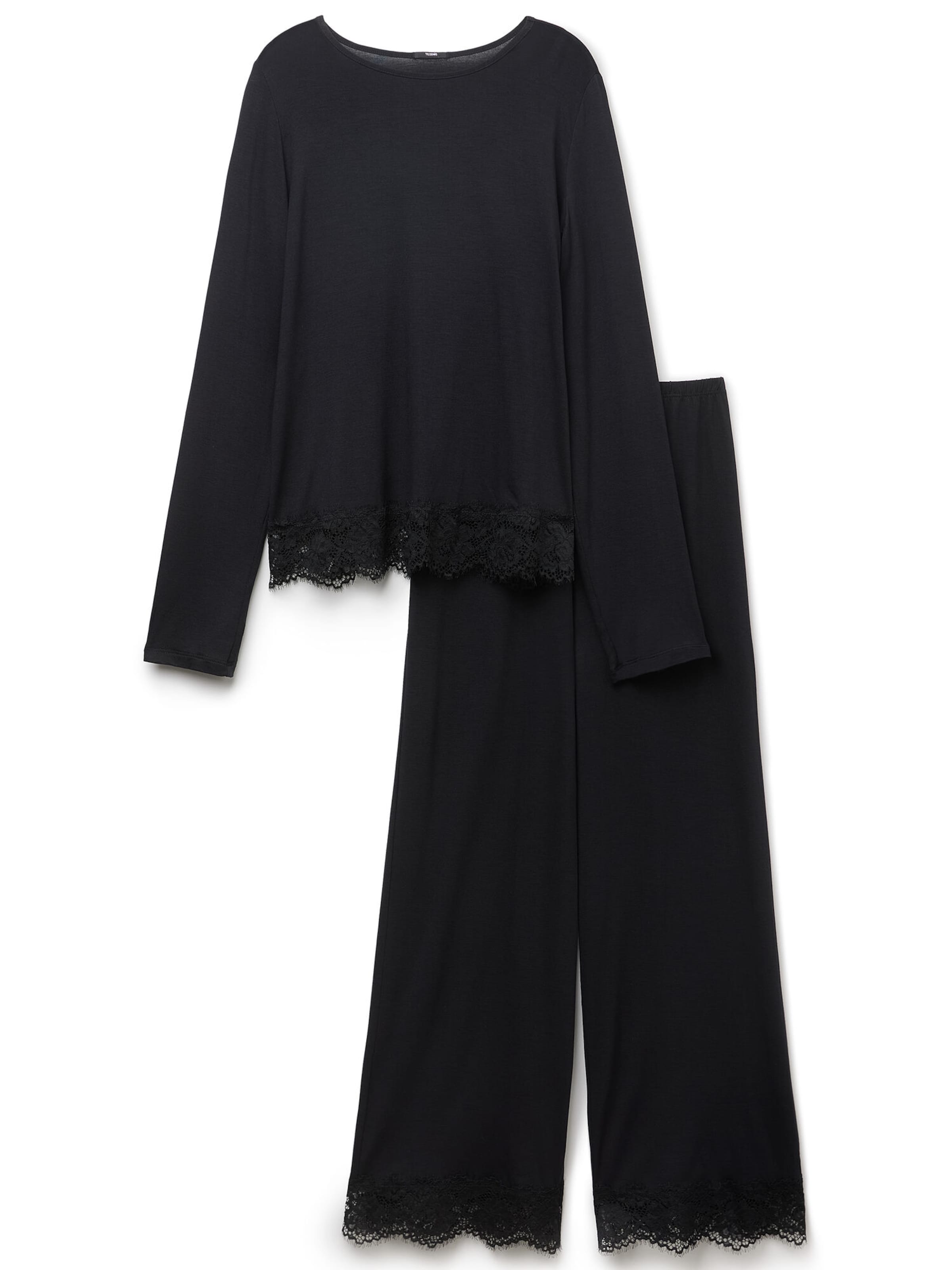 Tezenis Pajama in Black: front