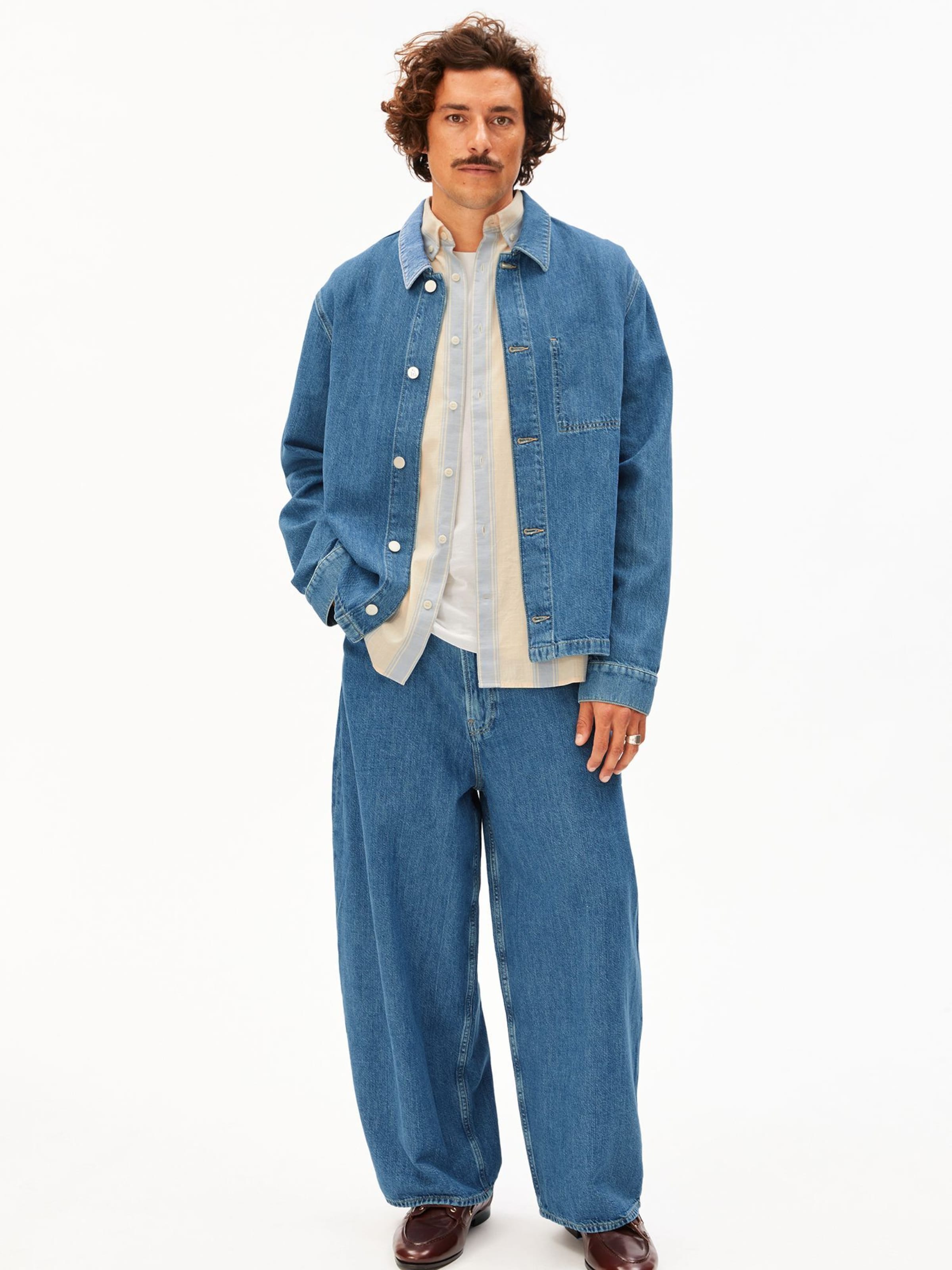 ARMEDANGELS Between-season jacket in Blue