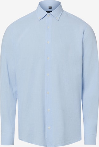 Nils Sundström Hemd in Blau: Vorderseite