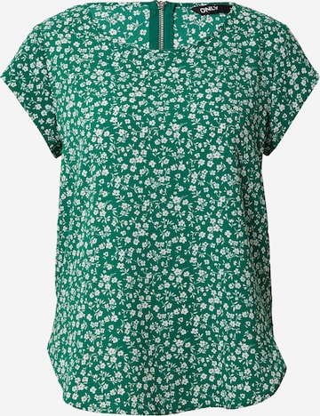 ONLY - Blusa en verde: frente