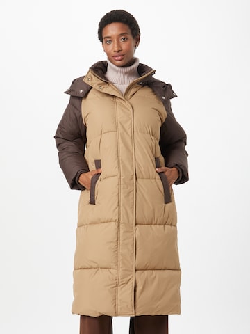 minimum Winter Coat in Brown: front