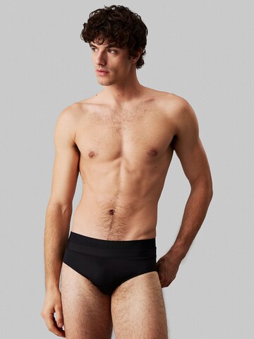 Calvin Klein Swimwear Bathing trunks in Black: front