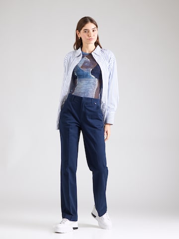 NÜMPH Regular Trousers 'REGIT' in Blue
