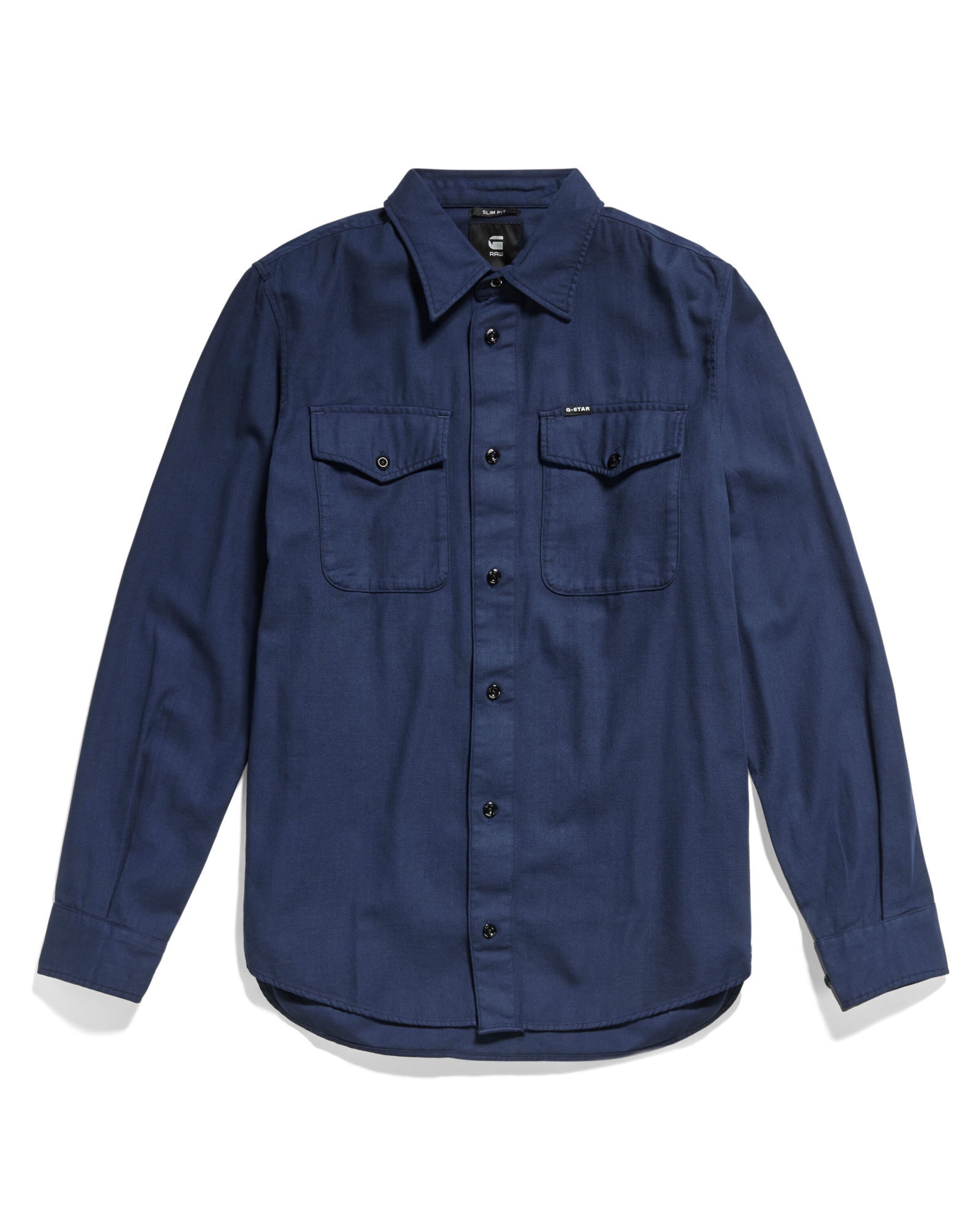G-STAR Slim fit Overhemd in Blauw: voorkant