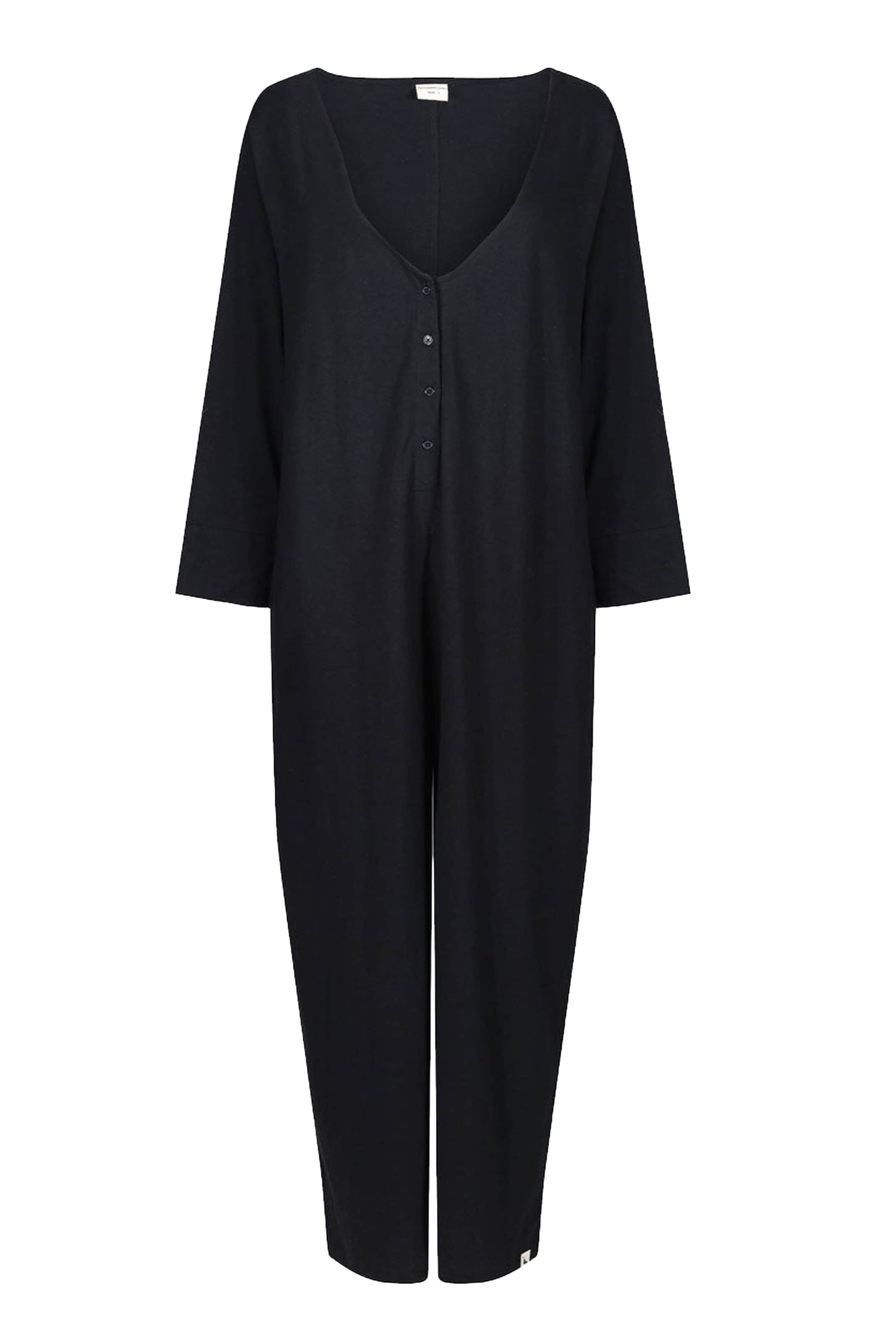 Turtledove London Jumpsuit in Black: front