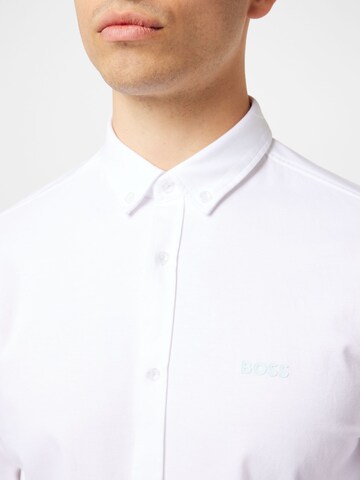 BOSS Regular fit Button Up Shirt 'BIADO' in White