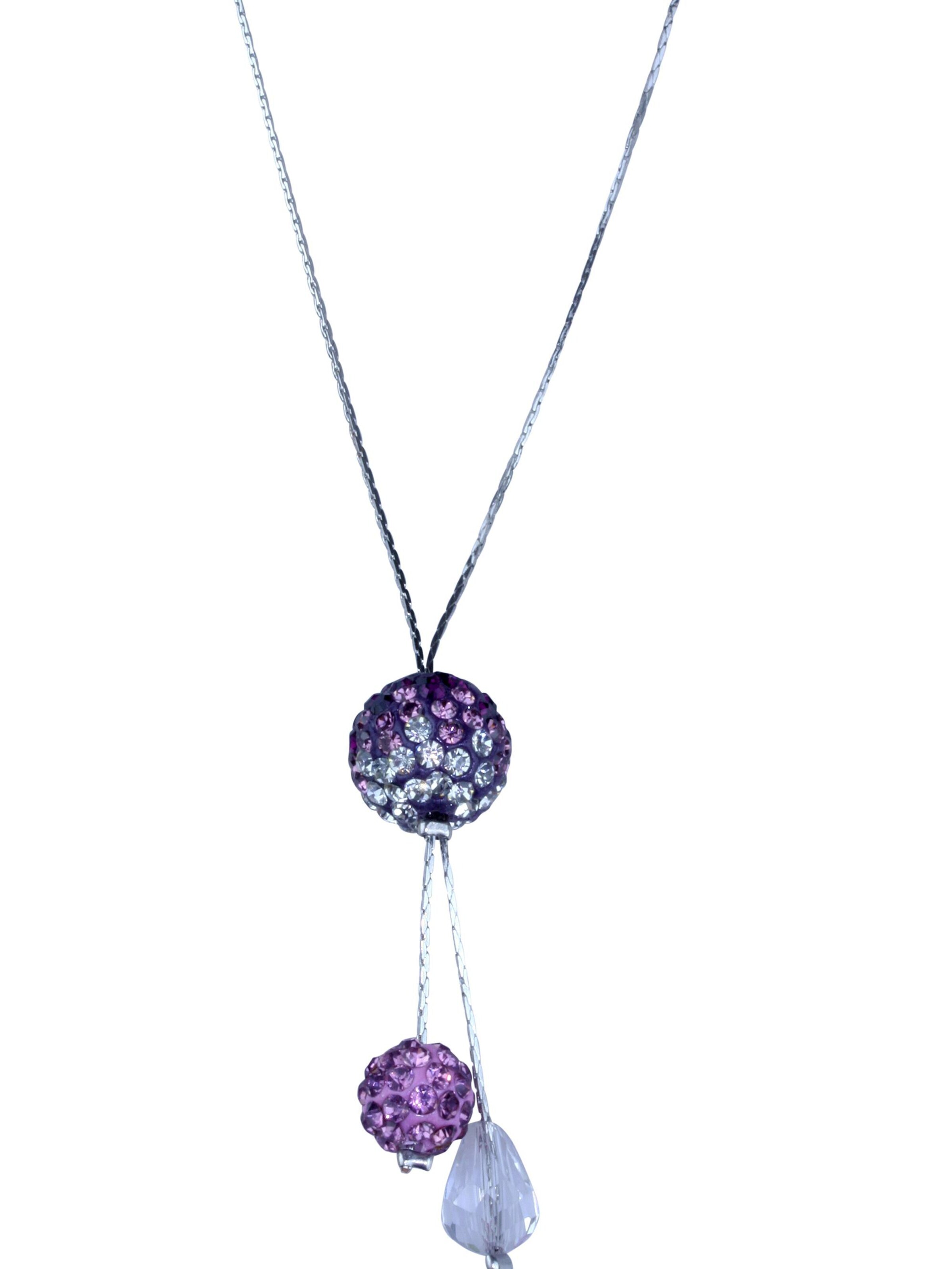 COLLEZIONE ALESSANDRO Necklace 'Valea' in Purple