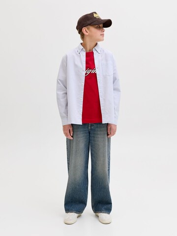 raudona Jack & Jones Junior Marškinėliai 'JORNantucket'