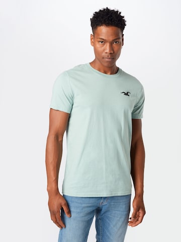 HOLLISTER - Camisa em verde: frente