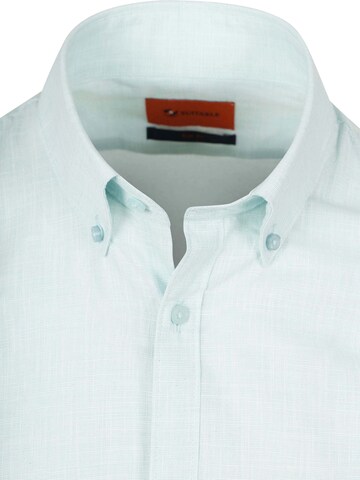 Suitable Slim fit Button Up Shirt in Green