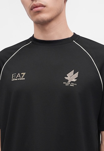 EA7 Emporio Armani Λειτουργικό μπλουζάκι σε μαύρο