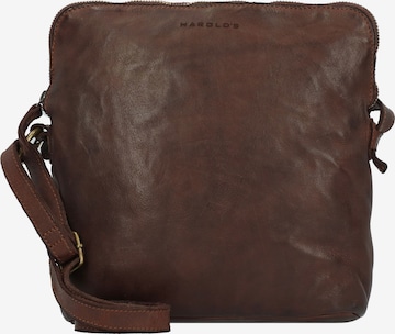 Harold's Crossbody Bag in Brown: front