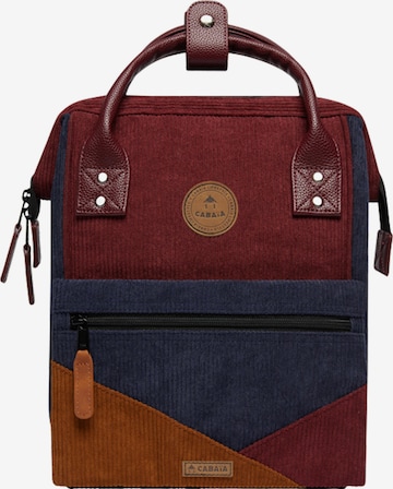 Cabaia Backpack 'Adventurer' in Red: front