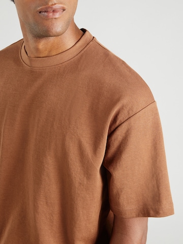 SELECTED - Camiseta 'SLHOscar' en marrón