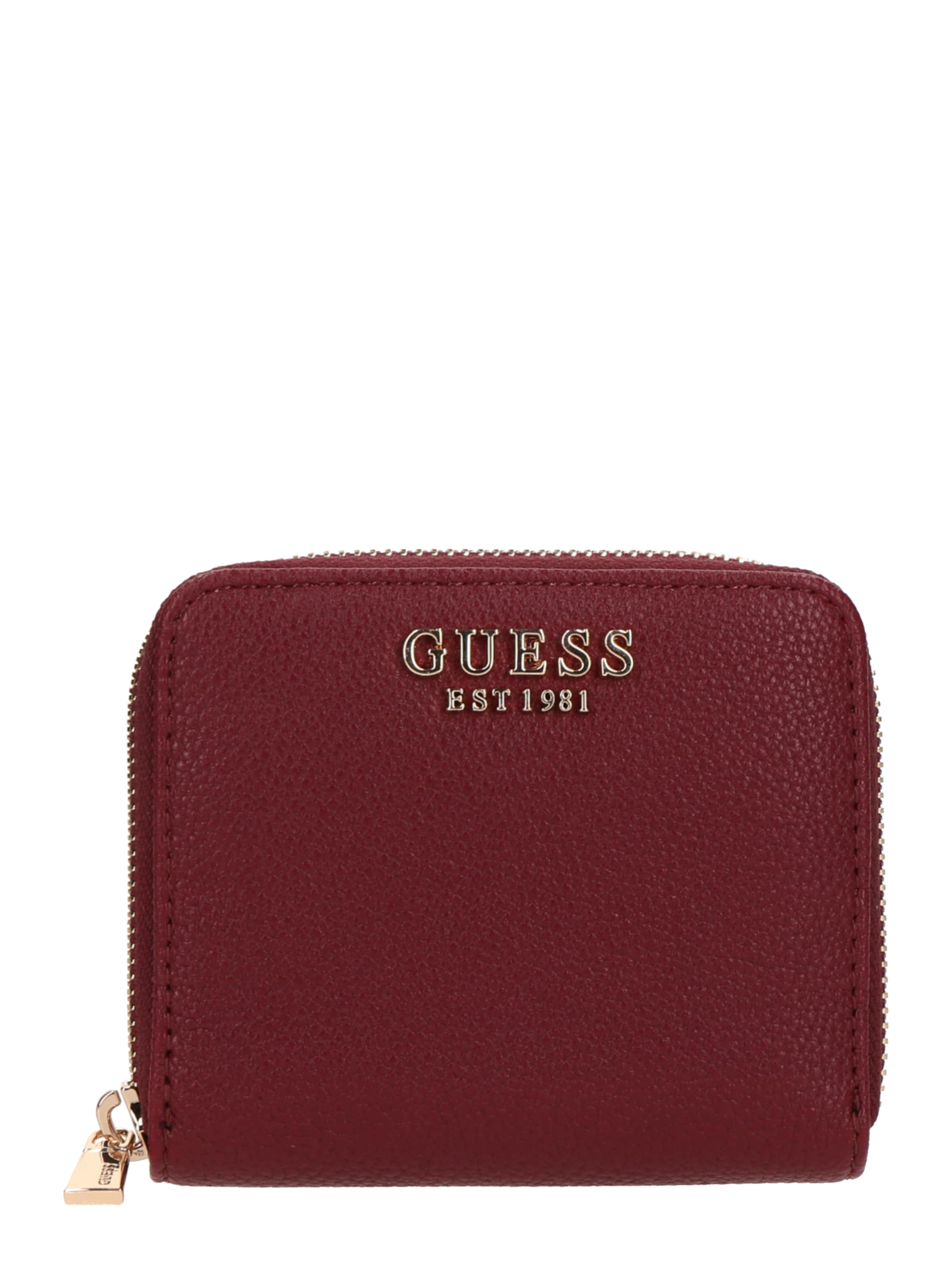 GUESS Pénztárcák 'LAUREL II SLG SMALL ZIP AROUND' - piros: elől