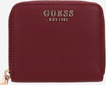 GUESS Wallet 'LAUREL II SLG SMALL ZIP AROUND' in Red: front