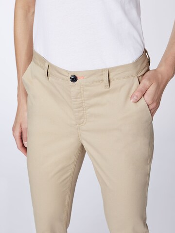 CHIEMSEE Slim fit Chino Pants in Beige