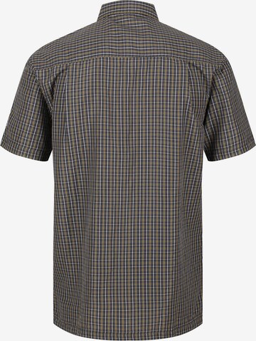 REGATTA Regular fit Athletic Button Up Shirt 'Mindano' in Grey