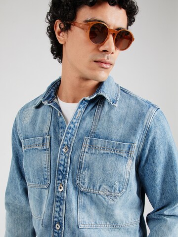 SCOTCH & SODA - Ajuste regular Camisa 'JOE JONAS X SCOTCH SODA' en azul