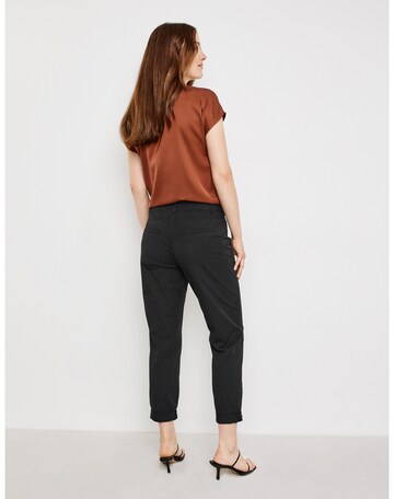 TAIFUN Regular Chino trousers in Black