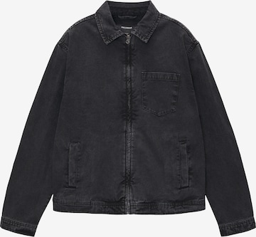 Veste mi-saison Pull&Bear en noir : devant