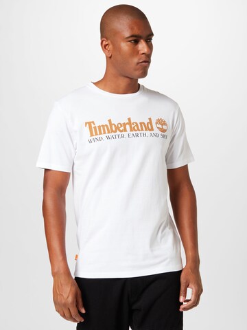 TIMBERLAND T-Shirt in Weiß: Vorderseite