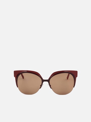 Marni Zonnebril in Rood: voorkant