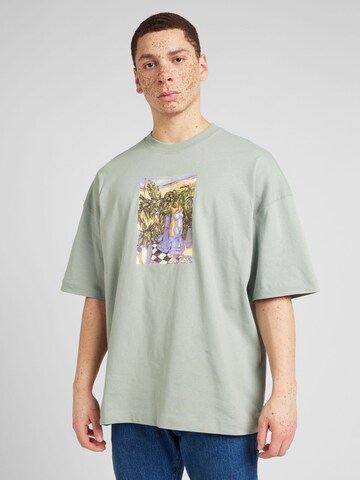 T-Shirt TOPMAN en vert : devant