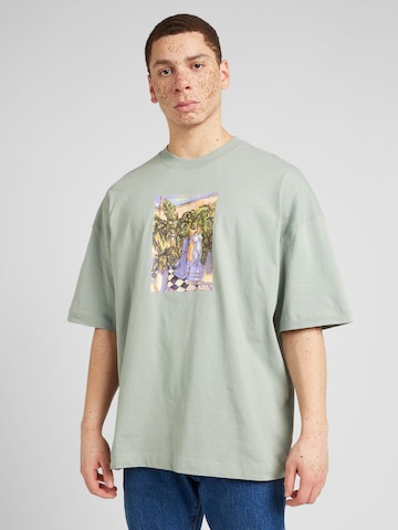 TOPMAN T-shirt i grön: framsida